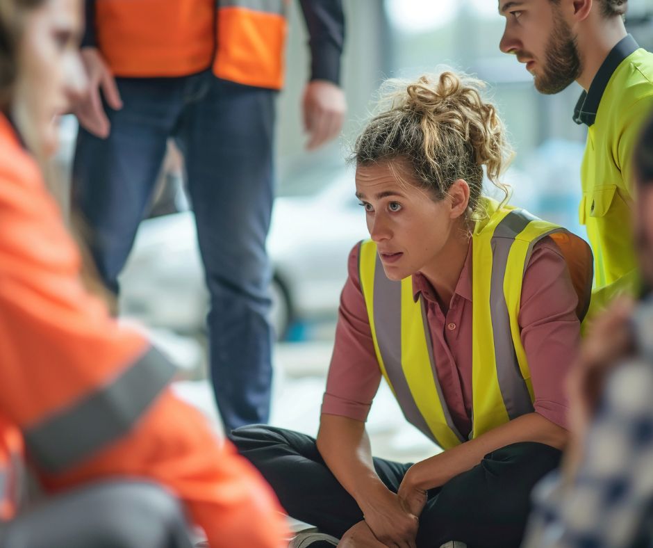 lady leading disaster response